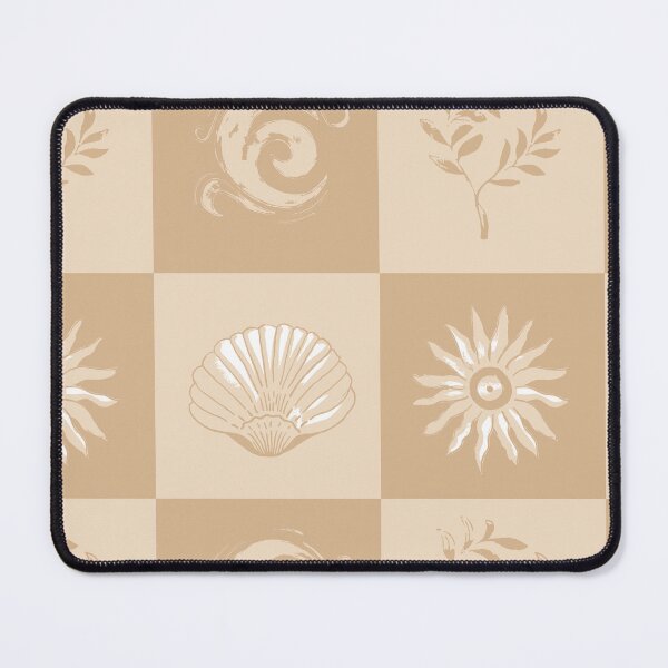 Item preview, Painted Patches - Coastal Delight - tan orange designed and sold by Stephanie Fiona Design.