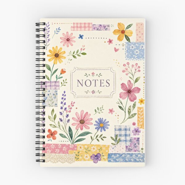 Item preview, Whimsical Floral Scrapbook Notes Journal designed and sold by Ioanna-Studio.