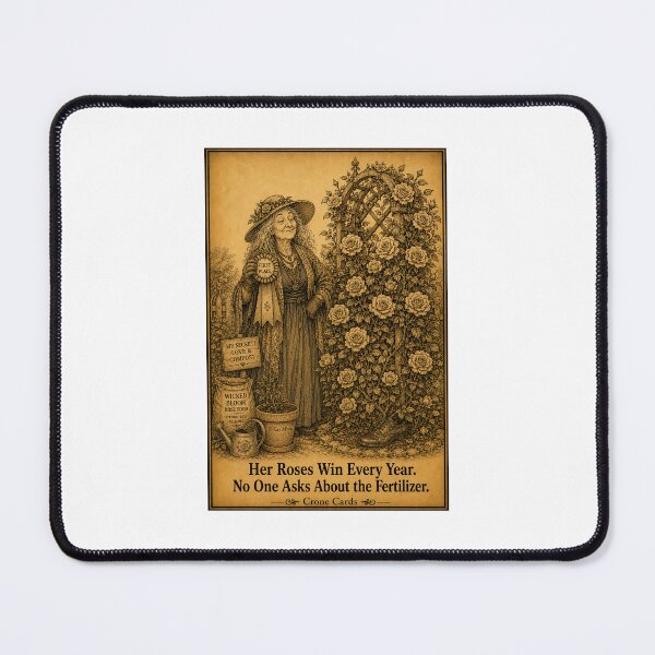 Item preview, Crone Cards - Her Roses Win Every Year. No One Asks About the Fertilizer. designed and sold by Kay Mhor Studio.