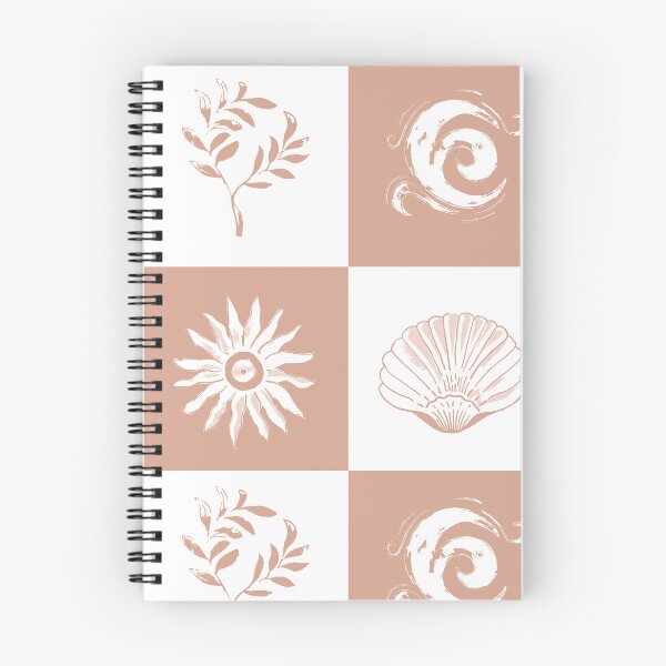 Item preview, Painted Patches - Coastal Delight - terracotta white  designed and sold by Stephanie Fiona Design.