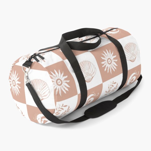 Item preview, Painted Patches - Coastal Delight - terracotta white designed and sold by Stephanie Fiona Design.