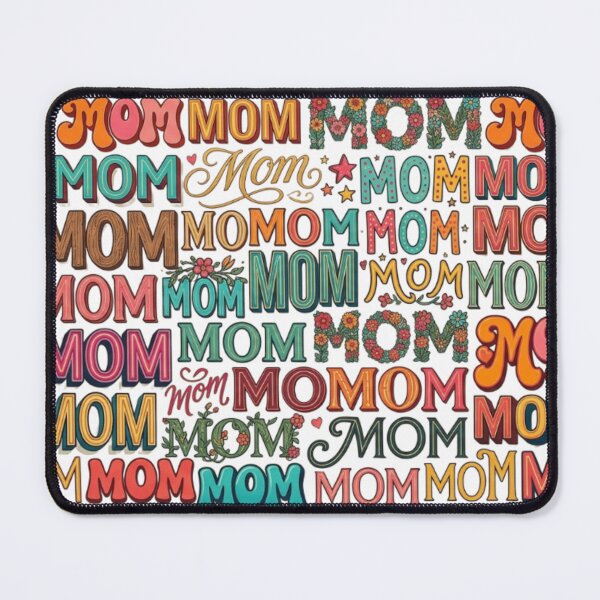 Item preview, Colorful Mom Typography Pattern designed and sold by Imaginarium of Chaos falcon88 .