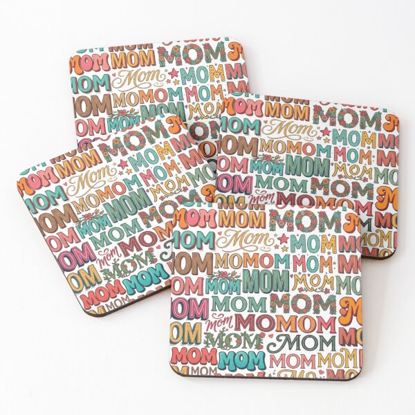 Item preview, Colorful Mom Typography Pattern designed and sold by Imaginarium of Chaos falcon88 .