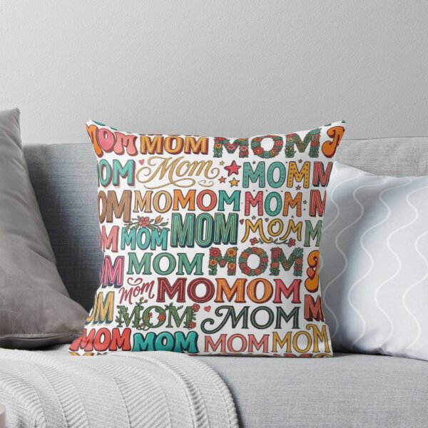 Item preview, Colorful Mom Typography Pattern designed and sold by Imaginarium of Chaos falcon88 .
