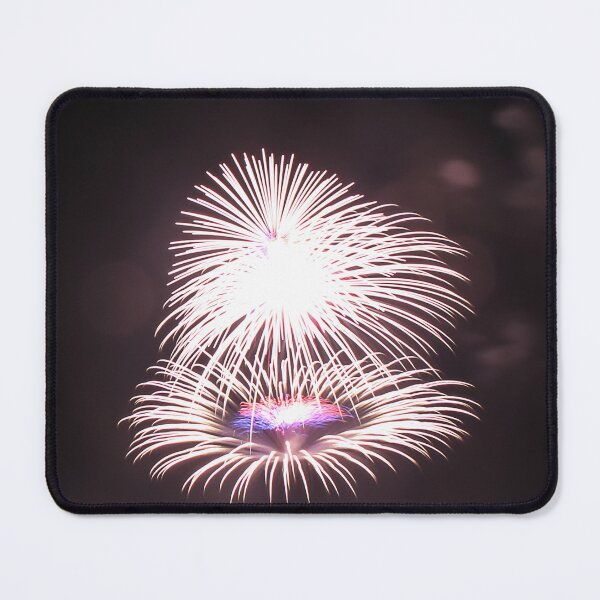 Item preview, Fireworks Burst Over Dark Sky, Long Exposure Celebration Night Display designed and sold by Nmallia.