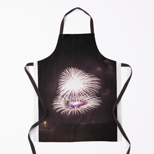 Item preview, Fireworks Burst Over Dark Sky, Long Exposure Celebration Night Display designed and sold by Nmallia.