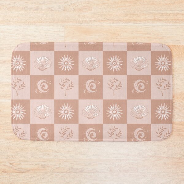 Item preview, Painted Patches - Coastal Delight - pink tan designed and sold by Stephanie Fiona Design.