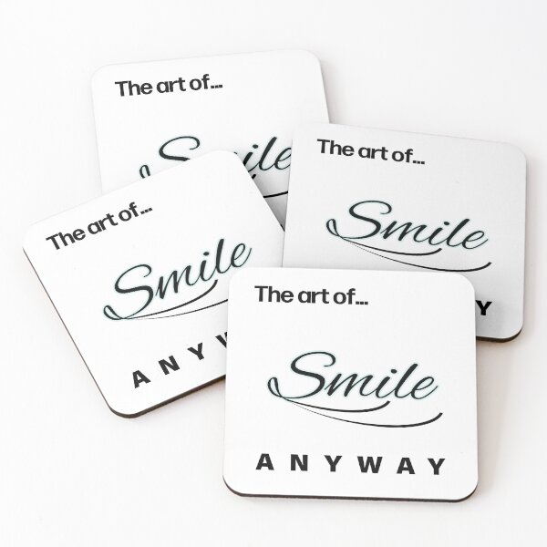Item preview, The Art of Smiling Anyway designed and sold by Heal of Souls Designs .