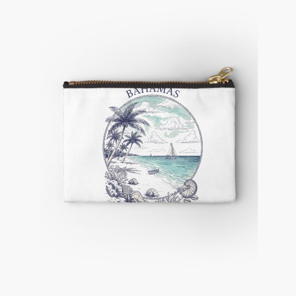 Item preview, Bahamas Tropical Beach Paradise Illustration designed and sold by jcsstore.