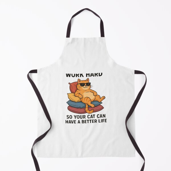 Item preview, Spoil Your Cat Life – Lazy Cat on Pillow Throne Funny Tee designed and sold by Glamour Gaze .