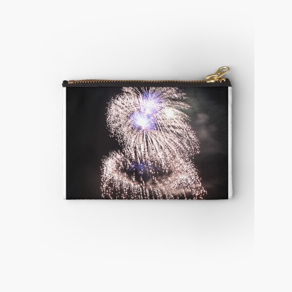 Item preview, Fireworks Burst Over Dark Sky, Long Exposure Celebration Night Display designed and sold by Nmallia.