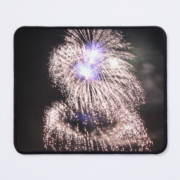 Item preview, Fireworks Burst Over Dark Sky, Long Exposure Celebration Night Display designed and sold by Nmallia.