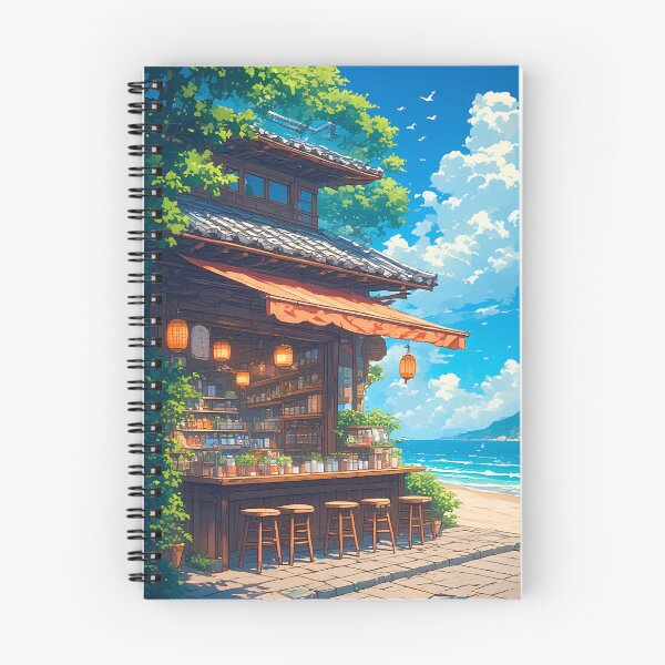 Item preview, Seaside Lantern Tea House designed and sold by ZenGrooves.