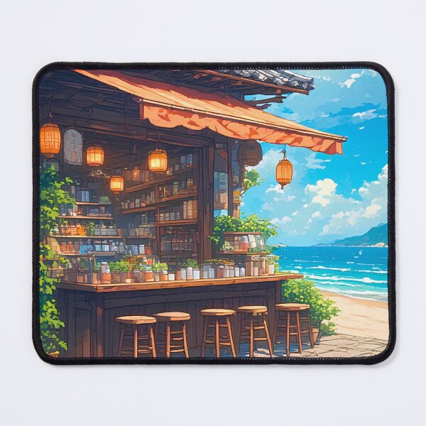 Item preview, Seaside Lantern Tea House designed and sold by ZenGrooves.