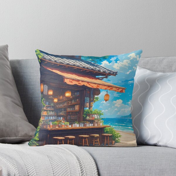 Item preview, Seaside Lantern Tea House designed and sold by ZenGrooves.
