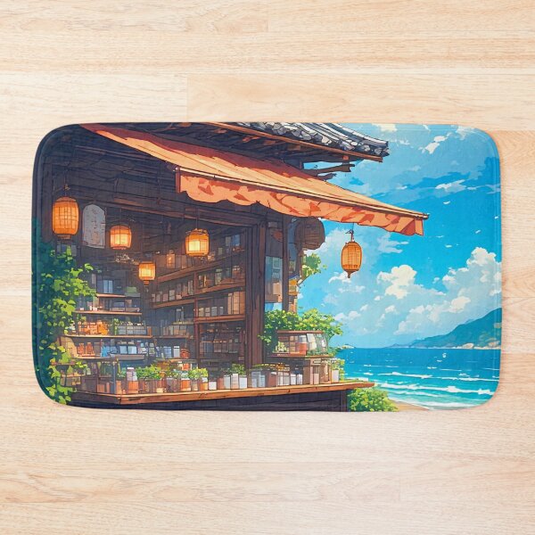 Item preview, Seaside Lantern Tea House designed and sold by ZenGrooves.