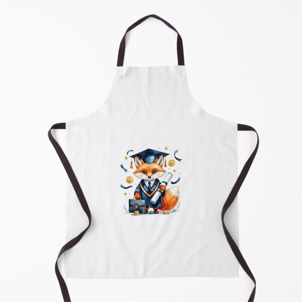 Item preview, Watercolor Fox MBA Business School Graduate designed and sold by AQUILAKREO.