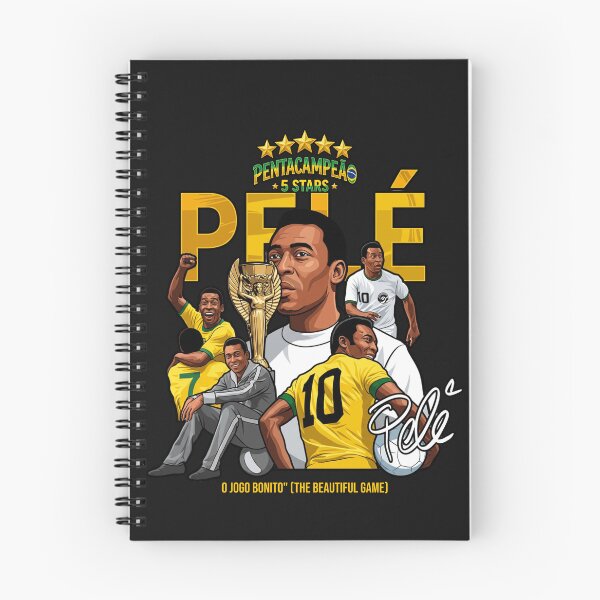 Item preview, Pelé Brazilian Football Five- Title Holder designed and sold by Tsugraf Designs.