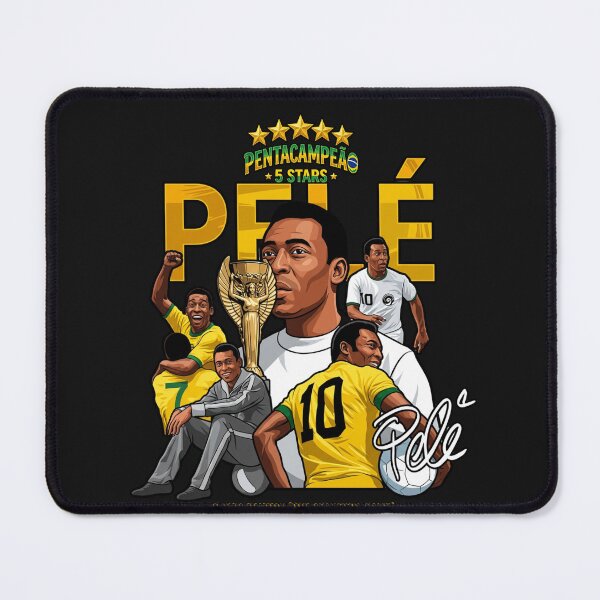 Item preview, Pelé Brazilian Football Five- Title Holder designed and sold by Tsugraf Designs.