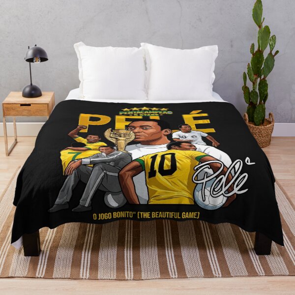 Item preview, Pelé Brazilian Football Five- Title Holder designed and sold by Tsugraf Designs.