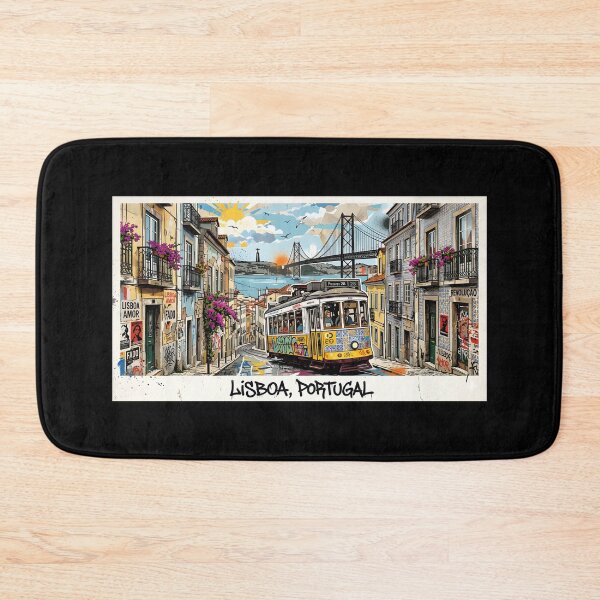 Item preview, Lisbon Urban Vibe - Street Art and Tram 28 Illustration designed and sold by Paulocdias.