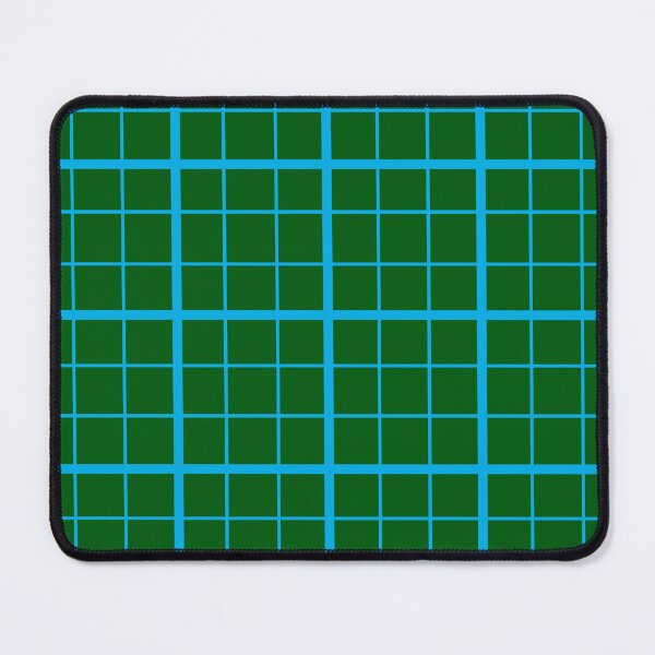 Item preview, Blue On Green Grid Windowpane Check Design designed and sold by PatternTitan.