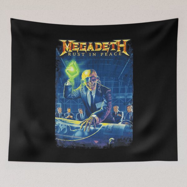 Item preview, Megadeth Rust In Peace Classic Thrash Metal Album Graphic Design designed and sold by ToyaVitoricu.
