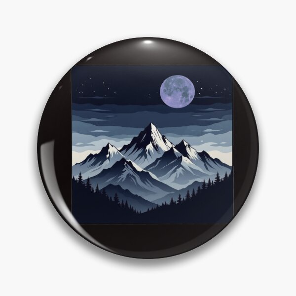 Item preview, dark moon mountain logo designed and sold by VWscout2.