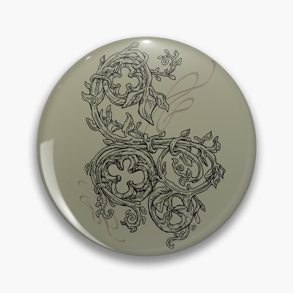 Item preview, Gothic Ornament Line Drawing - Floral & Calligraphic Motifs for Alternative Fashion designed and sold by JustasVebra.