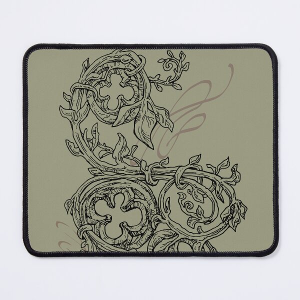 Item preview, Gothic Ornament Line Drawing - Floral & Calligraphic Motifs for Alternative Fashion designed and sold by JustasVebra.