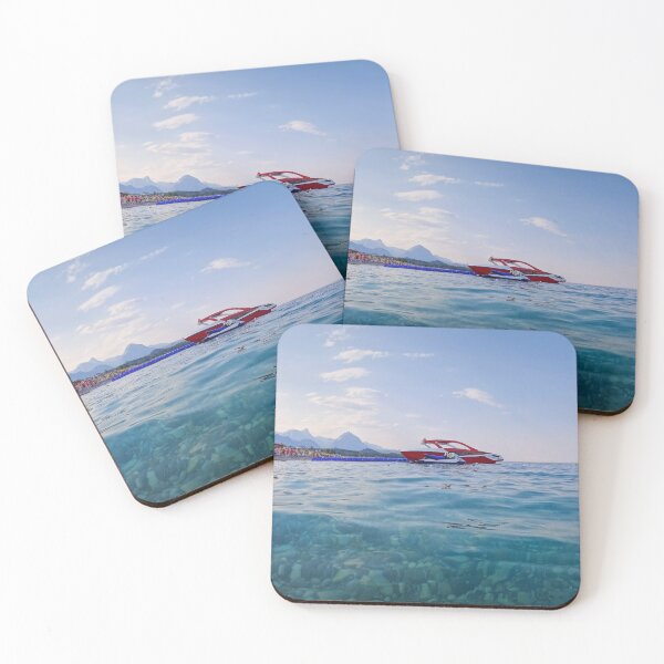 Item preview, Speedboats on turquoise water designed and sold by psychoshadow.