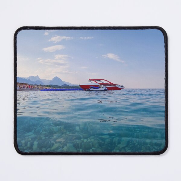 Item preview, Speedboats on turquoise water designed and sold by psychoshadow.