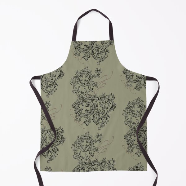 Item preview, Gothic Ornament Line Drawing - Floral & Calligraphic Motifs for Alternative Fashion designed and sold by JustasVebra.