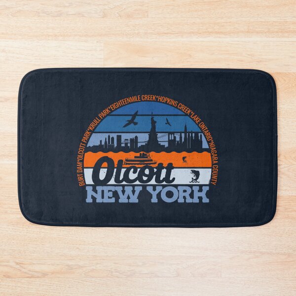 Item preview, Olcott New York Sunset Retro Vintage Local Pride Logo designed and sold by CRHPOD20.