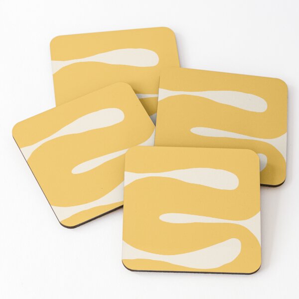 Item preview, Minimalistic Yellow Abstract Art designed and sold by soheedesigns.