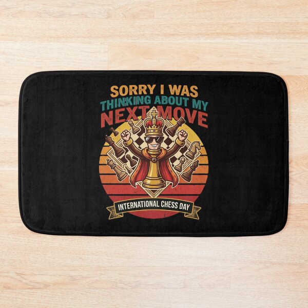 Item preview, Funny Sarcastic Chess Player Retro Sunset International Chess Day Gift Design designed and sold by Im-Ara.