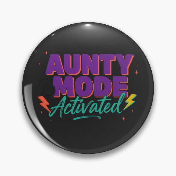 Item preview, Aunty Mode Activated Funny Aunty Gift Design designed and sold by GiftLore Studio.