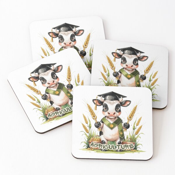 Item preview, Cute Cow Agriculture Major Graduate Art designed and sold by AQUILAKREO.