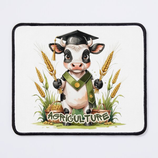 Item preview, Cute Cow Agriculture Major Graduate Art designed and sold by AQUILAKREO.