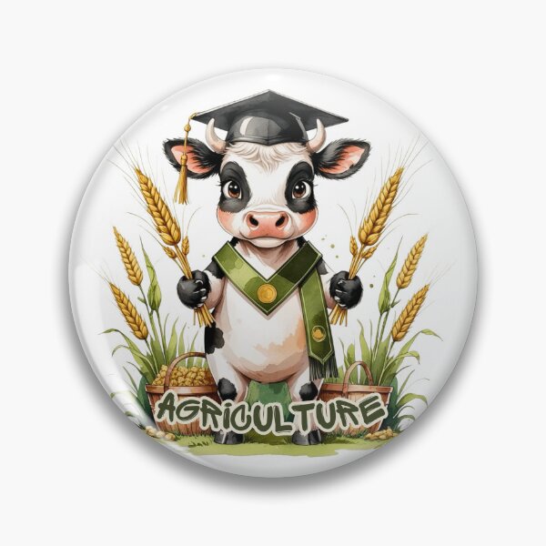 Item preview, Cute Cow Agriculture Major Graduate Art designed and sold by AQUILAKREO.