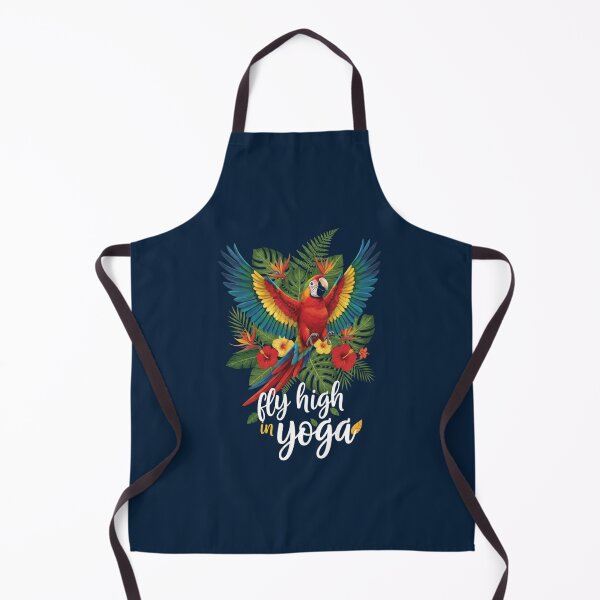 Item preview, Colorful Parrot Fly High in Yoga Tropical Design designed and sold by WellspringXflow.