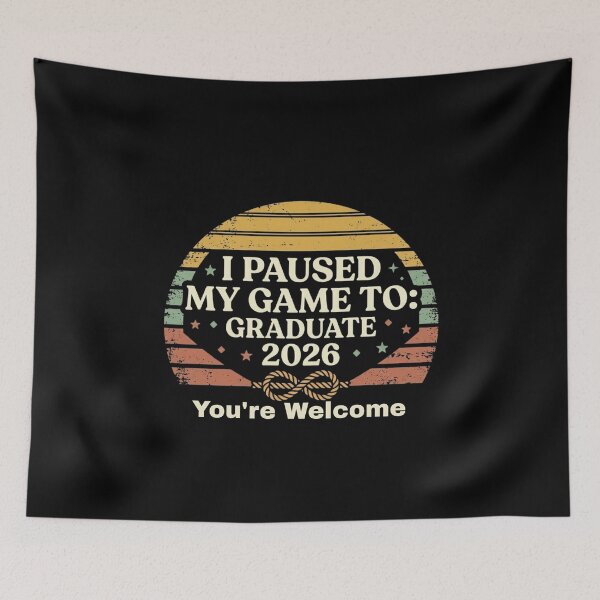 Item preview,  I Paused My Game To Graduate 2026 Graduation You're Welcome T-shirts designed and sold by lorenzoha.