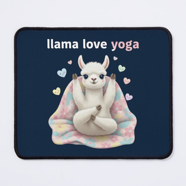 Item preview, Cute Llama Llama Love Yoga Happy Baby Pose designed and sold by WellspringXflow.