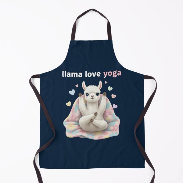 Item preview, Cute Llama Llama Love Yoga Happy Baby Pose designed and sold by WellspringXflow.