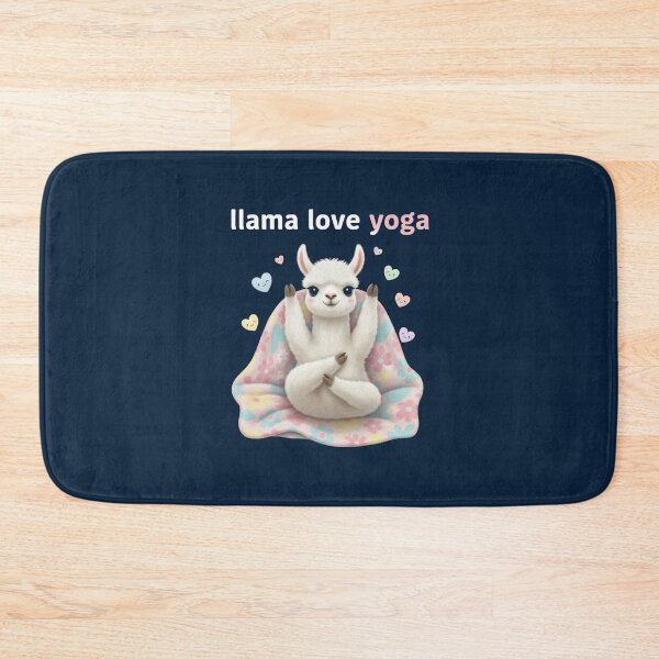 Item preview, Cute Llama Llama Love Yoga Happy Baby Pose designed and sold by WellspringXflow.