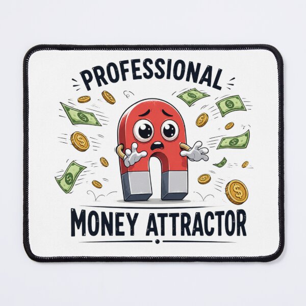 Item preview, Professional Money Attractor – Funny Finance Humor Design designed and sold by MotylekAnia.