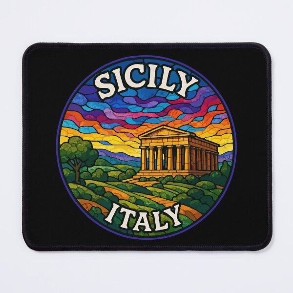 Item preview, Sicily Italy Stained Glass designed and sold by TomFrontierArt.
