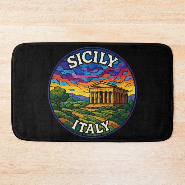 Item preview, Sicily Italy Stained Glass designed and sold by TomFrontierArt.