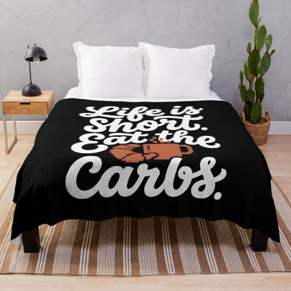 Item preview, Brutalist Typography Eat The Carbs Coffee Graphic designed and sold by EKHOAISTORE.