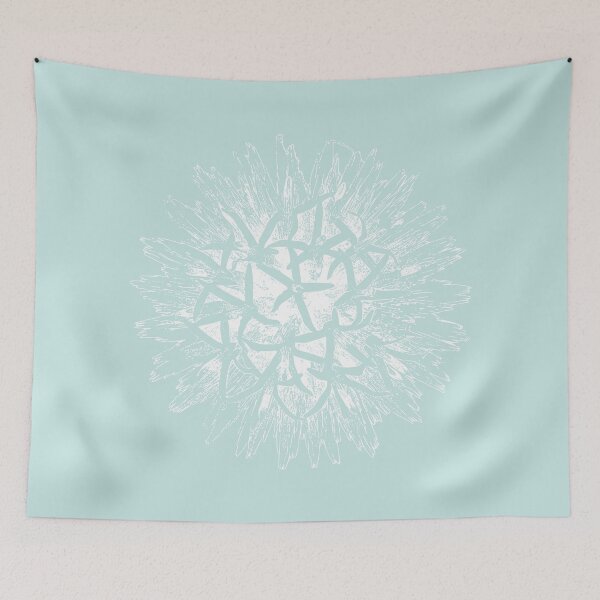 Item preview, Thistle - Light Lines - (#C6E6E3) designed and sold by The Stippler Process.